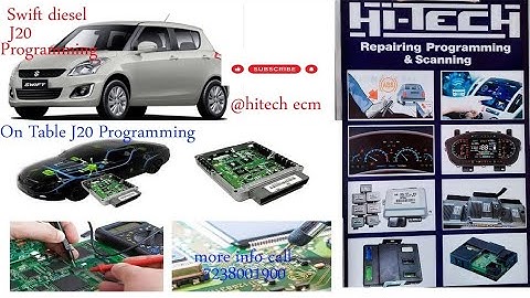 Swift Diesel J20 Ecm Repair and Programming on Table work