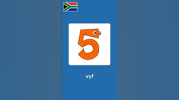 Afrikaans Numbers 1-10 #learnafrikaans