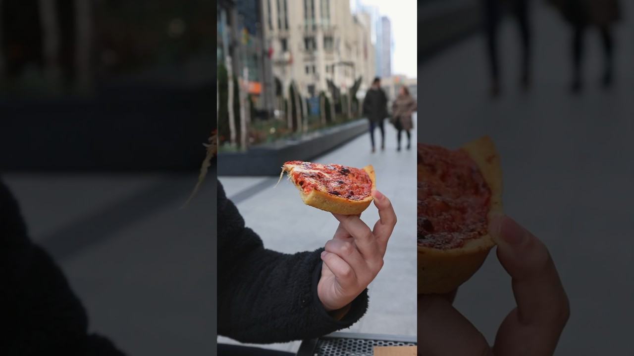 Lou Malnati’s Pizzeria - Chicago #loumalnatis #chicagodeepdish #pizzalove #foodie #musttry #shorts