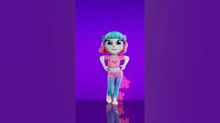 Dance Challenge Time! 💃💫 Shine Together With Talking Angela #shorts