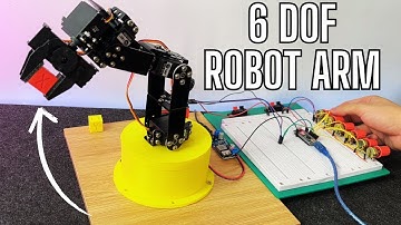 Building 6 DOF Robot Arm using Arduino Nano + PCA9685
