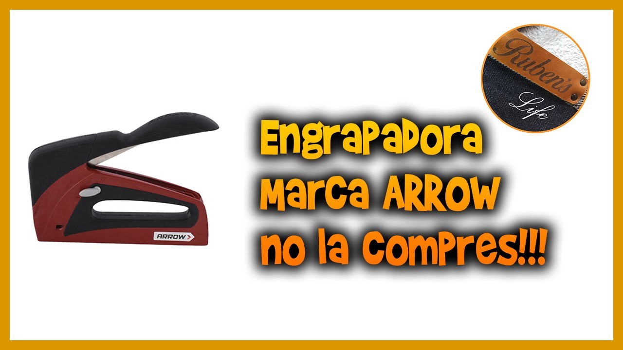 Grapadora marca ARROW, no la compres! YouTube