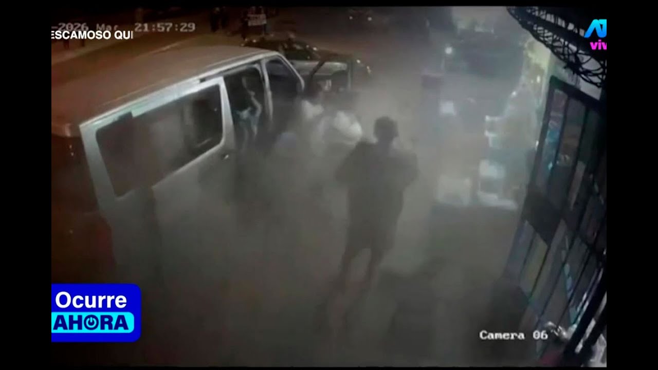 Aparecen nuevas imágenes del ataque a minivan que dejó varios pasajeros heridos