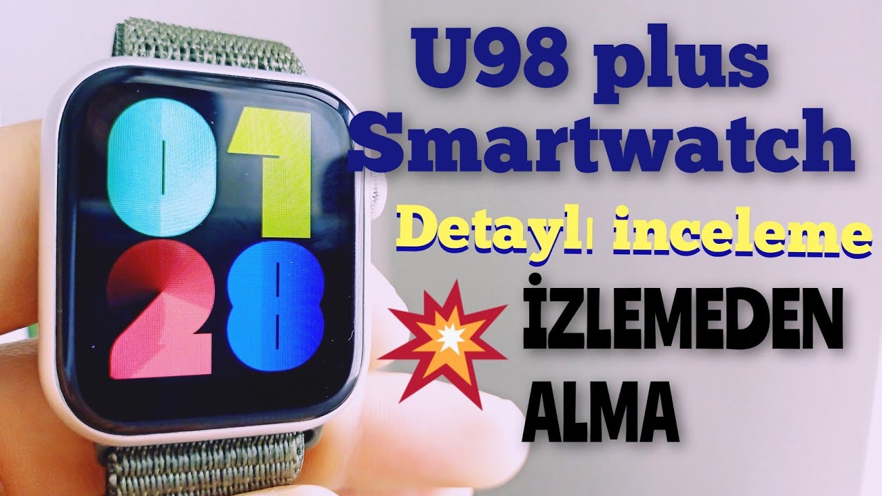 U98 plus smartwatch Apple watch 6 replikasi detaylı incelemesi İZLEMEDEN  ALMA👉💯💥şimdilik en iyisi - YouTube