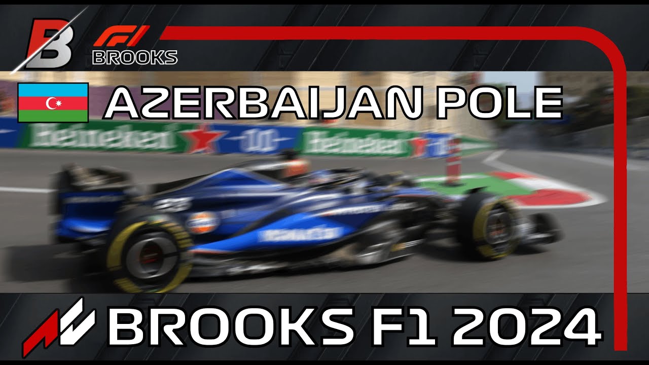 F1 Azerbaijan 2024 | Nnco's Pole Lap | BROOKS F1 League - Round 17/24 | Assetto Corsa 
