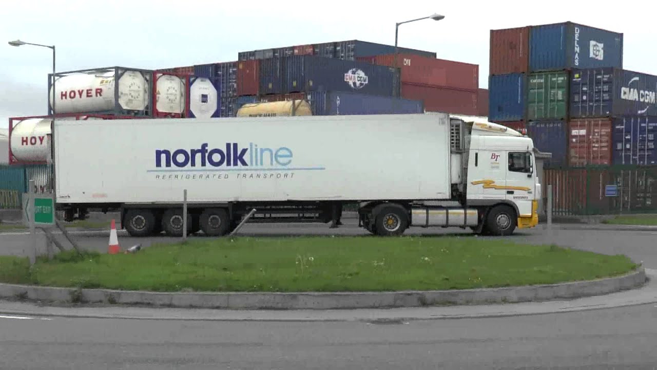 DUBLIN PORT TRUCKS MAY 2013 YouTube