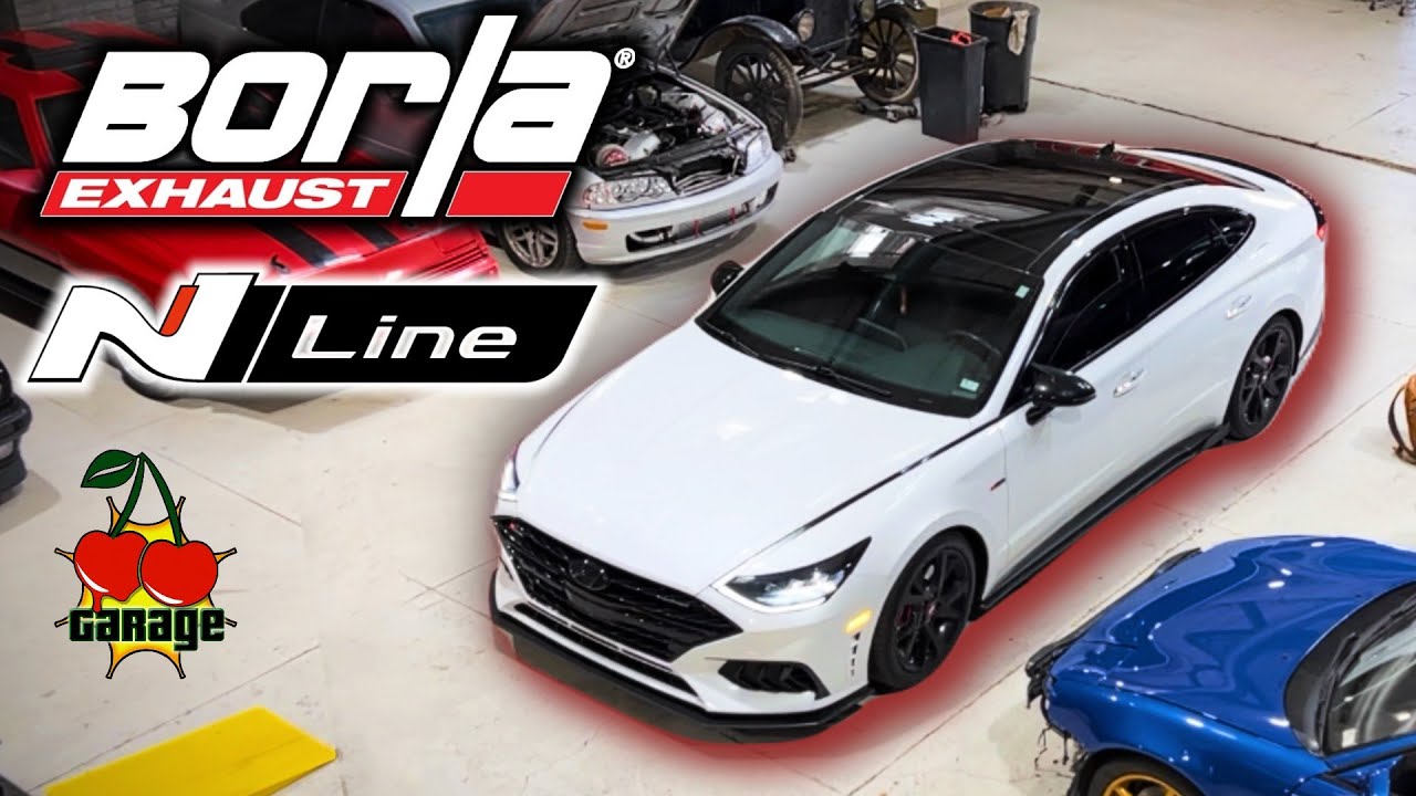 Hyundai Sonata N Line BORLA Cat-Back Exhaust (Install and Sound Comparison)