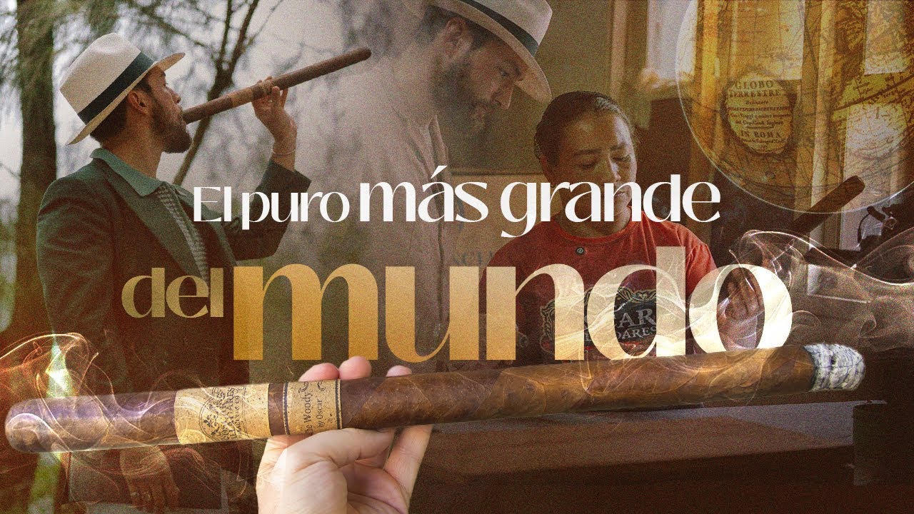 Así se fabrica el puro más grande del mundo (8 horas encendido)