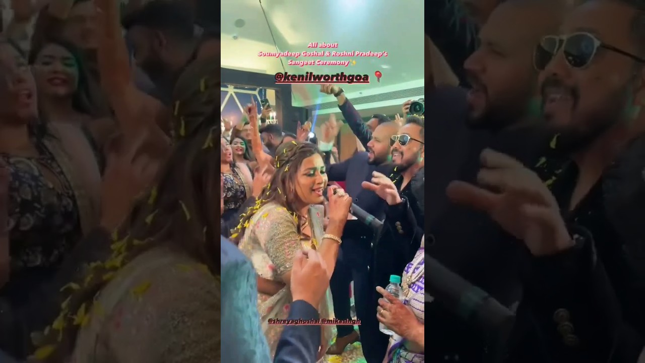 Tu Mera Hero | Shreya Ghoshal| Mika Singh | Shreya Ghoshal at her brother's marriage function |