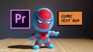 Comic Text Box from Sunflower (Spider-verse MV) Premiere Pro Tutorial // Chung Dha