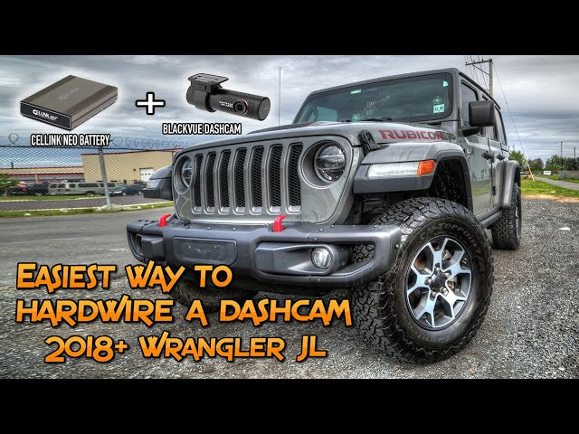 How to HARDWIRE a dashcam on a 2018+ WRANGLER JL - EASIEST METHOD - YouTube