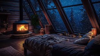 Say goodbye to stress with the winter atmosphere outside the window | Fireplace sounds by Winter Wonderland 3,698 views 3 months ago 3 hours
