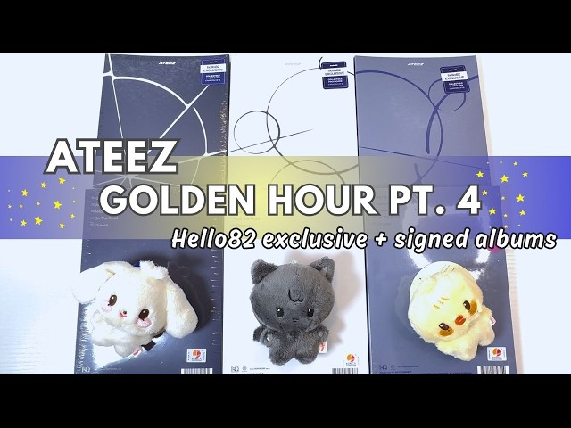 THE SEARCH FOR YUNHO Ateez Golden Hour Pt 4 Hello82 + Signed