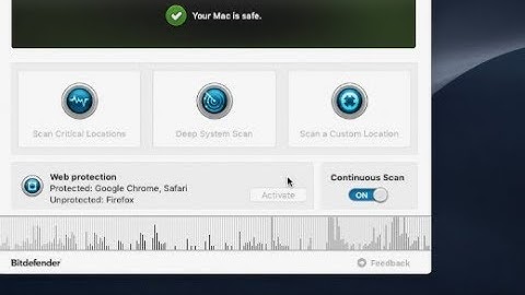 How to Activate Web Protection on Bitdifender