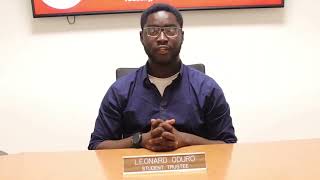 Student Trustee Lenoard Oduro
