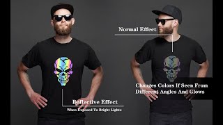 Men's Color Changing Graphic T-Shirts Novelty Tee Shirt Short Sleeve for Man screenshot 3