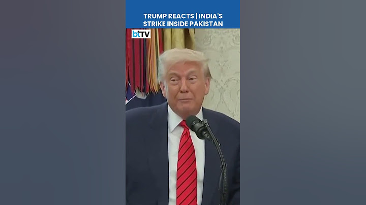 #OperationSindoor | First Reaction From U.S. President Trump On Indian Strikes Inside Pakistan