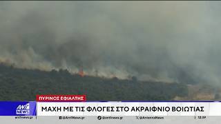 Σε επιφυλακή ο κρατικός μηχανισμός υπό των κίνδυνο εκδήλωσης νέων πυρκαγιών