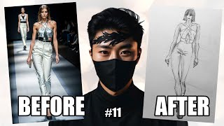 How to Draw a Female Runway Model (easy steps!)