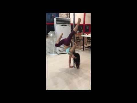 Jihee exoticpoledance  / Pole tricks - Ebow grip  pole training