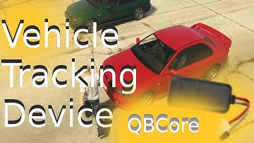 QBCore Vehicle Tracking device preivew!!!