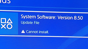 ps4 system software version 8.50 cannot install update!! error SU-41283-8 please help us 😩