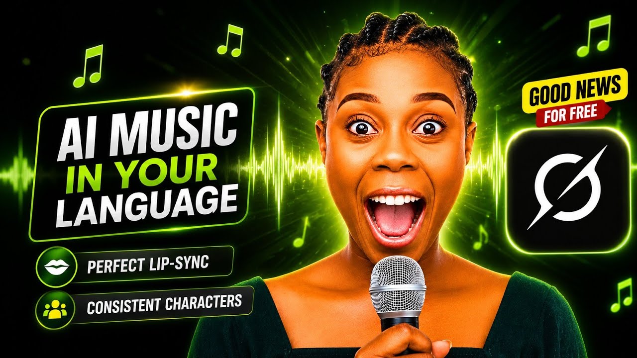 Make AI Music in Your Own Language Using Grok AI (Perfect Lip Sync ...