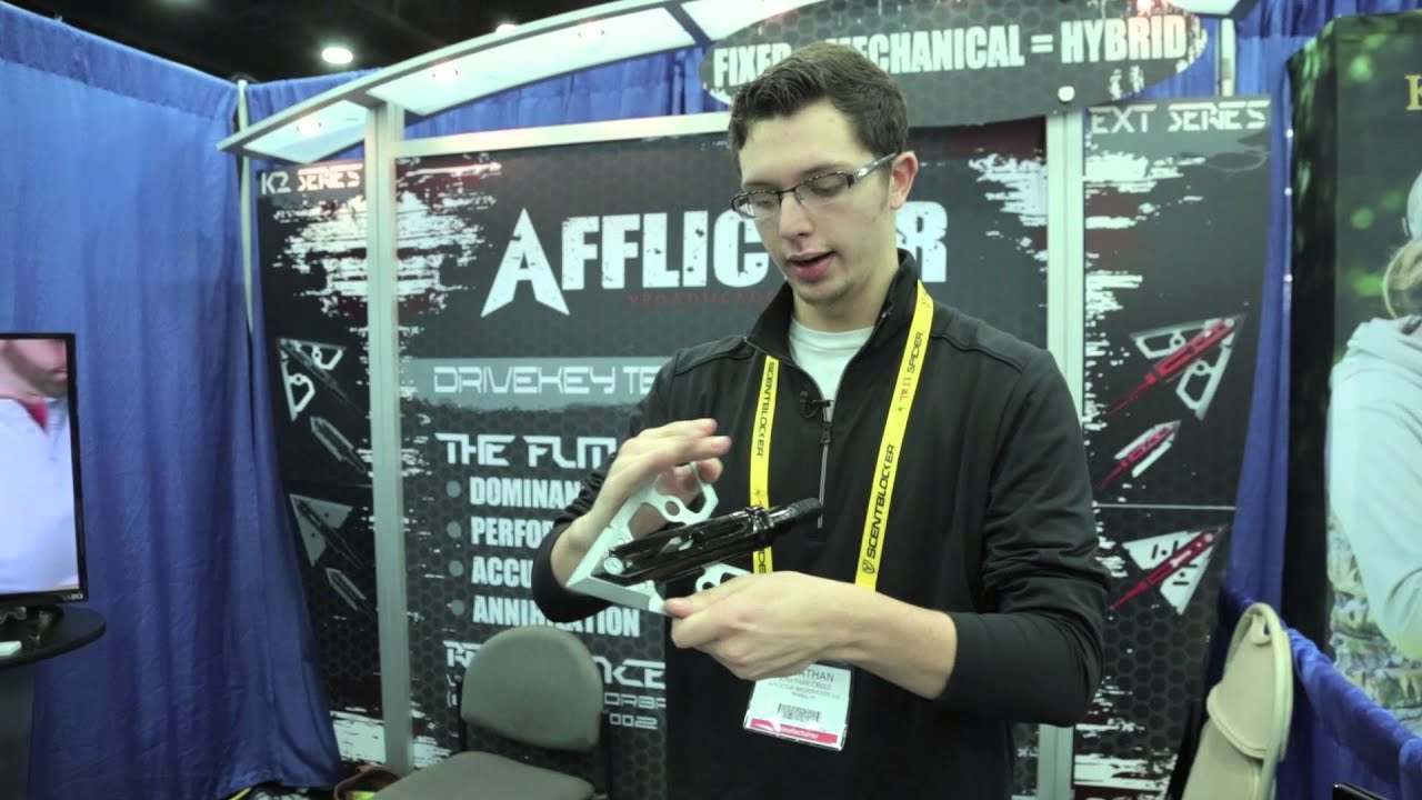 Afflictor Broadheads 2016 ATA Show YouTube