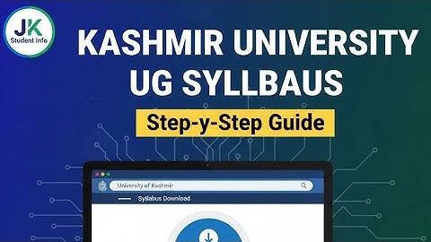 How to Download KU Syllabus (UG All Semesters) | Step-by-Step Guide| @jkstudentsinfo 