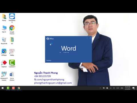 Video Office 365 - Bài 6: Cách mở chương trình Word, tạo,... - YouTube