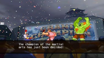 CAPCOM FIGHTING COLLECTION 2 - Capcom vs SNK 2 - Dan/Sakura/Blanka Arcade Mode