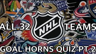 NHL Goal Horns Quiz!! - Part 2!! All 32 NHL Teams!! screenshot 4