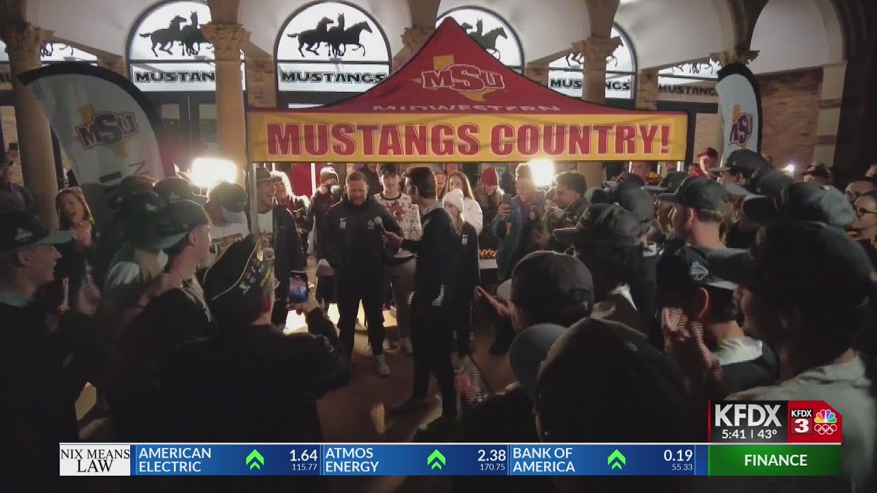 Midwestern State men's soccer team celebrates national title