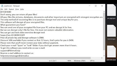 TYOS Virus Removal Tutorial – Decrypt .tyos Ransomware