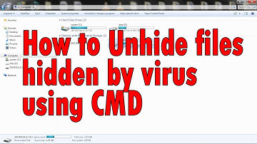 how to Unhide hidden files from your flash drive