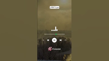 سورة التكاثر #محمد_اللحيدان #quran  #quranquotes