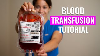 How to Verify Blood Transfusion with a 2nd RN *LIVE DEMO*