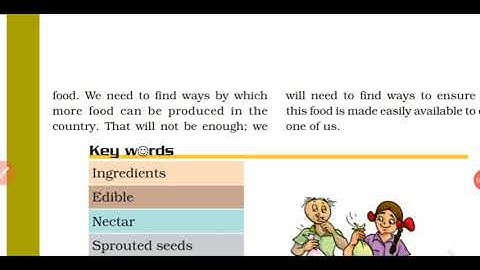 NCERT BOOK Class 6 SCIENCE (Food : Where does it come from)@LEARNINGTOGETHEROFFICIAL
