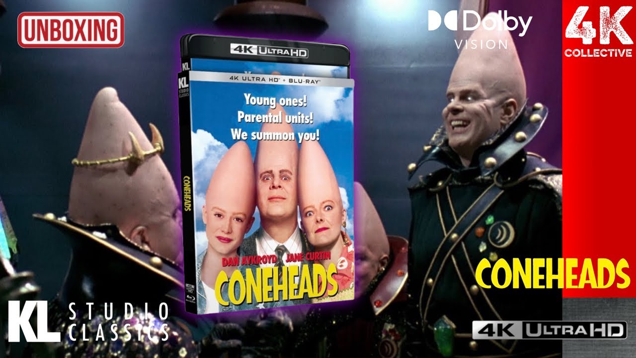 Coneheads 4K UltraHD Blu-Ray KL Studio Classics Unboxing