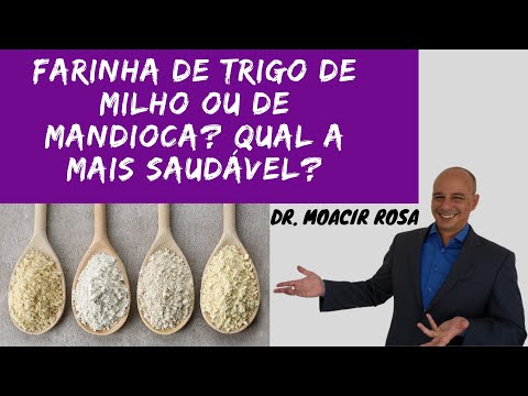 Vídeo: O que substitui a farinha de mandioca?