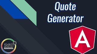 Build a Random Quote Generator in Angular | Angular Projects