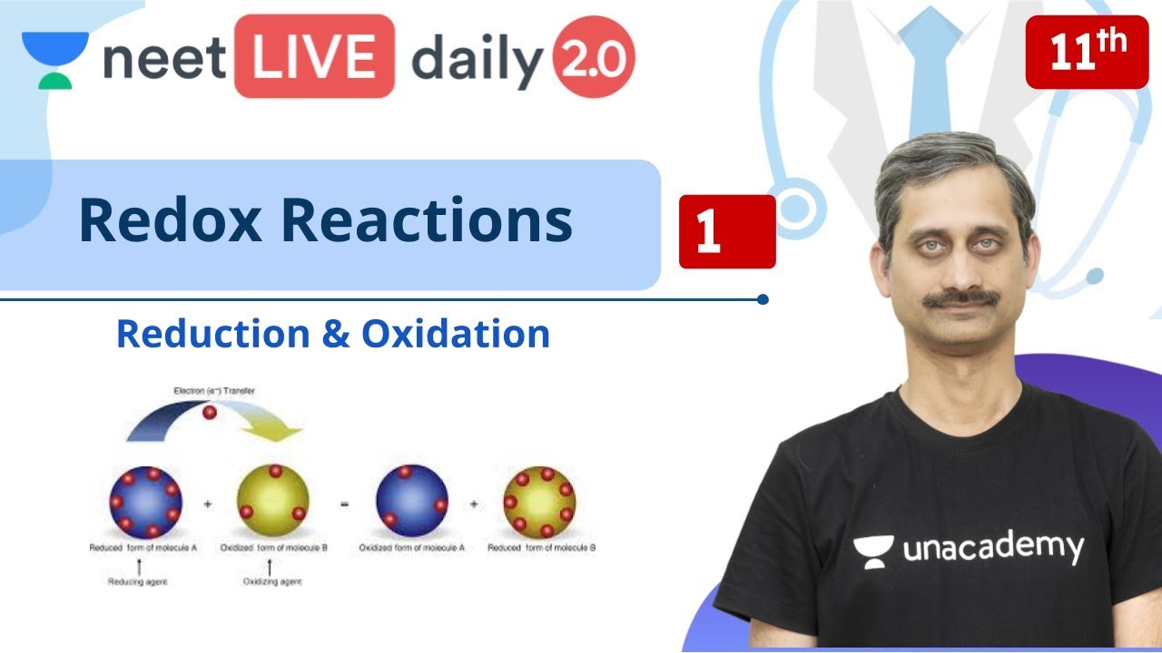 NEET: Redox Reactions - L1 | Class 11 | Live Daily 2.0 | Unacademy NEET | Anoop Vashishtha