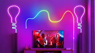 RGBIC Neon Rope strip lights with music sync, multicolor (3M and 5M) screenshot 1