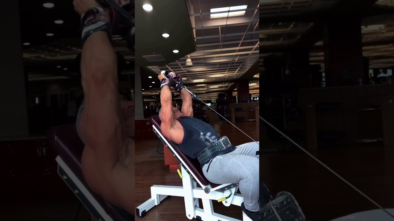 Try this variation of the incline cable press. It locks in the upper Pecs and front delts for max