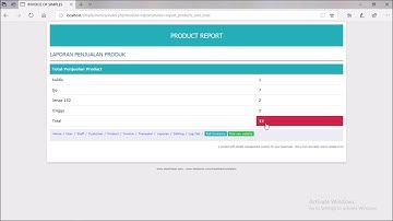 13 laporan penjualan produk new simple invoice system