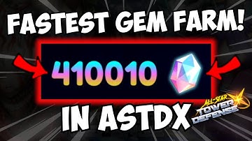 Fastest Gem Farm Methods in ASTD X! (RIP DMG TASK!)