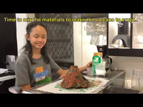DIY How To Make A Volcano Science Experiment