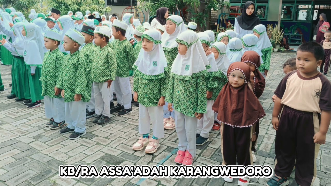 Semangat baru mengawali semester 2 (Genap) KB & RA Assa'adah Karangwedoro