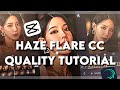 Haze flare cc on capcut high quality tutorials on alightmotion