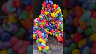 Building a MAGNETIC TOWER With Rainbow Cracken Magnets – So Satisfying! 🌈🧲